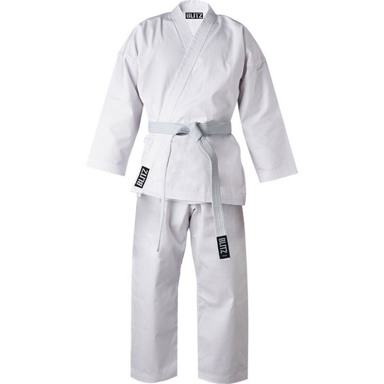 Blitz Childs White Judo Suit Gi Great starter kit Polycotton Uniform 